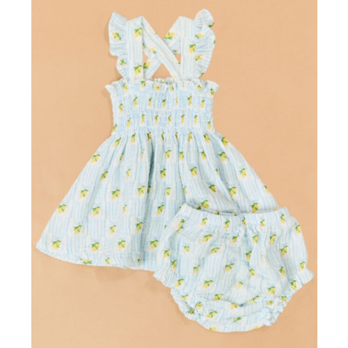 Lovely Lemons Smocked Tank With Bloomer (6-12m)
