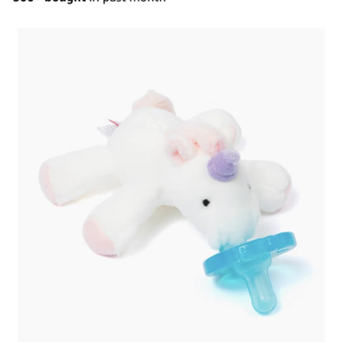 WubbaNub Infant Pacifier - Baby Unicorn