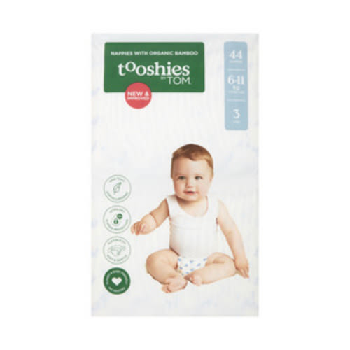 Tooshies Eco Nappies Size 3 Crawler | 44 Pack