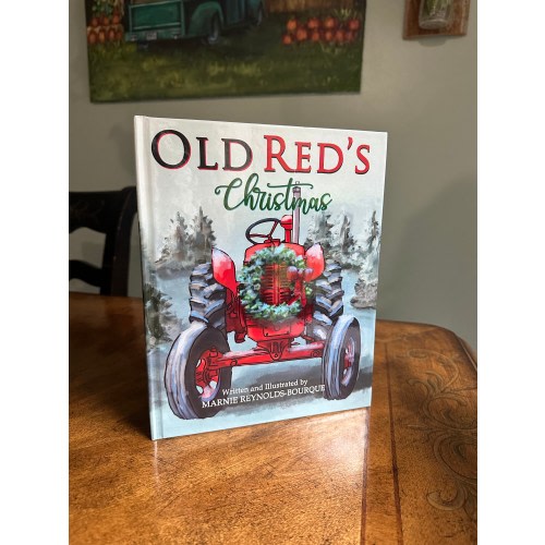 Old Red's Christmas Book, Tractor Christmas Tree Farm Story (Hardcover),