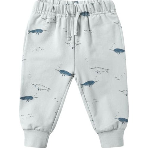 Narwahl Print Joggers, 6-12M