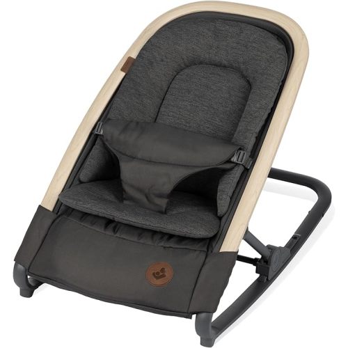 Maxi-Cosi Kori 2-In-1 Rocker – Adjustable Recline, Soft Newborn Inlay, Ultra-Lightweight, Folds Flat, Washable Fabrics – Beyond Graphite