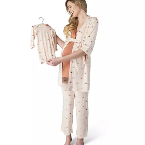 Women's Maternity Analise During After 5-Piece Maternity/Nursing Sleep Set