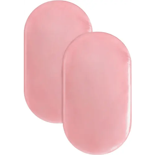 Satin Bassinet Sheets for Baby Girl 2 Pack Pink Bassinet Sheet for Baby Hair and Skin, Soft Silky Bassinet Sheet for Rectangle, Hourglass, Oval Cradle or Bassinet Pad&Mattress, Pink