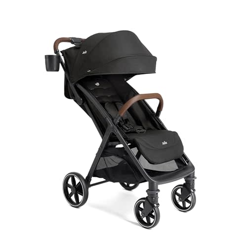 Joie Baby, Nutmeg Compact Travel Stroller, Lightweight Baby Stroller with OneHand Fold, MultiPosition Recline, Smooth Ride Suspension(Shale)