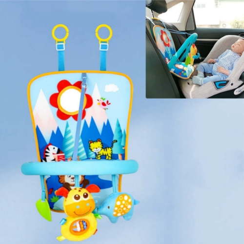 Park Rear Car Seat Toy for Infants, Baby Hanging Toys Gym Activity Play Center Travel for 6-24 Months Baby Boys Girls