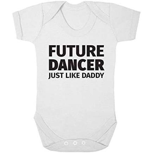 GKrepps Future Dancer Like Daddy Cute Bodysuit girl boy Infant Toddler Baby Clothes Creeper
