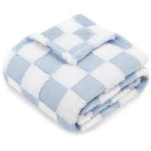 baby blanket blue checkered - Google Search