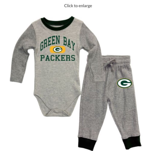 Green Bay Packers Infant Jie Jie Hopper Set at the Packers Pro Shop