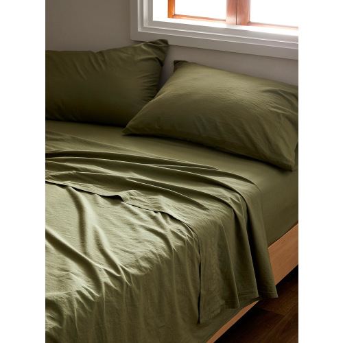 Ensemble draps pur coton biologique uni
