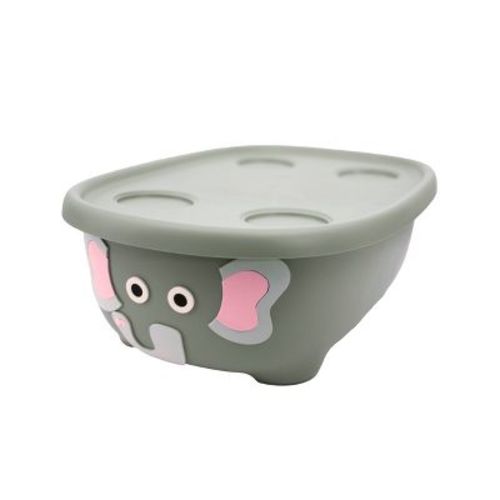Prince Lionheart Tubimal Infant & Toddler Bath - Elephant: Newborn Sling, Plastic, Max 27 lbs, Gray