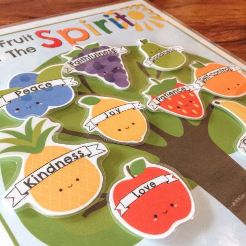 Fruit Of The Spirit Game, Preschool Printable, Bible Verse, Galatians, Religious Game, Educational Activity, Homeschool game, Sunday School