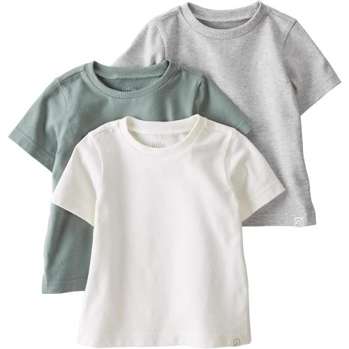 little planet by carter's Baby 3-Pack Tops Made with Organic Cotton