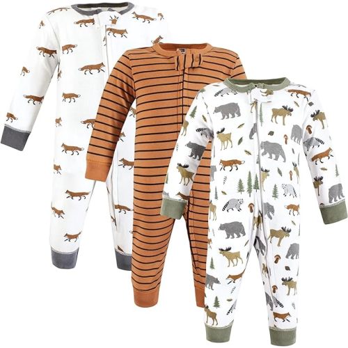 Hudson Baby Unisex Baby Cotton Sleep and Play