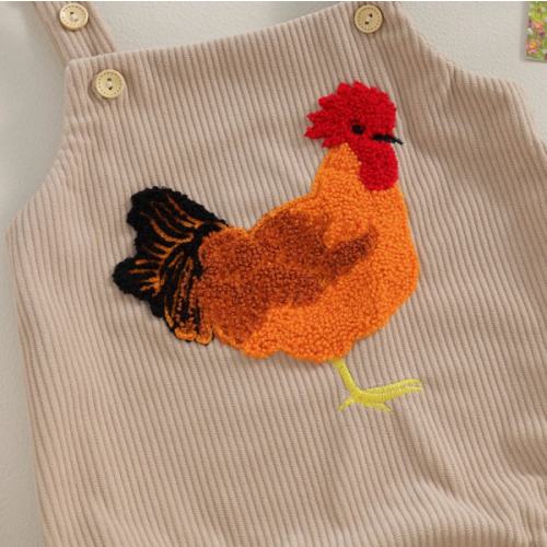 ROOSTER Romper - Hazel & Bo