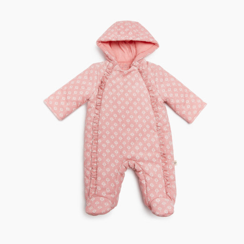 Tiny Kind Corduroy Bunting Suit - Block Print, 3-6 M