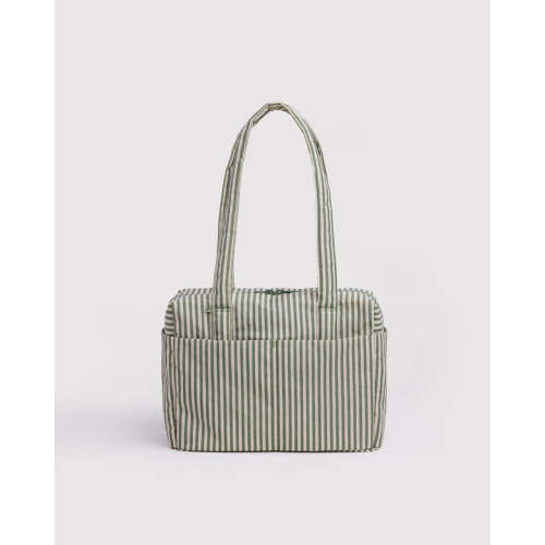 Everyday Cloud Bag - Sage Stripe
