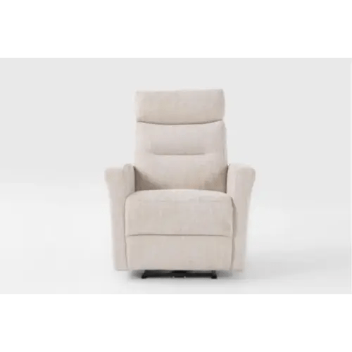 Mitchell Beige Fabric 34" Power Zero Gravity Recliner With USB