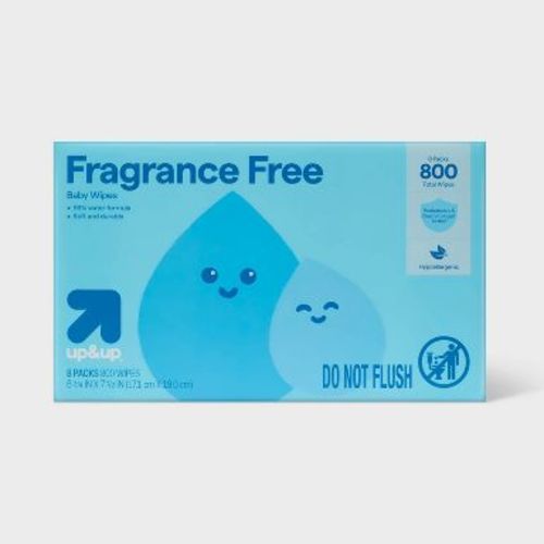 Fragrance Free Baby Wipes Refill Pack - 800ct - up&up™