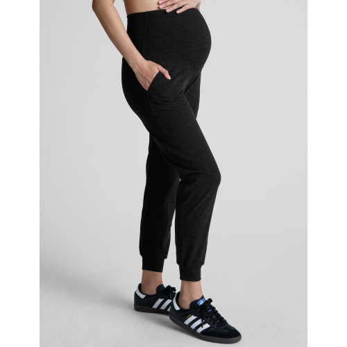 Maternity High Waisted Spacedye Jogger - Darkest Night | Beyond Yoga