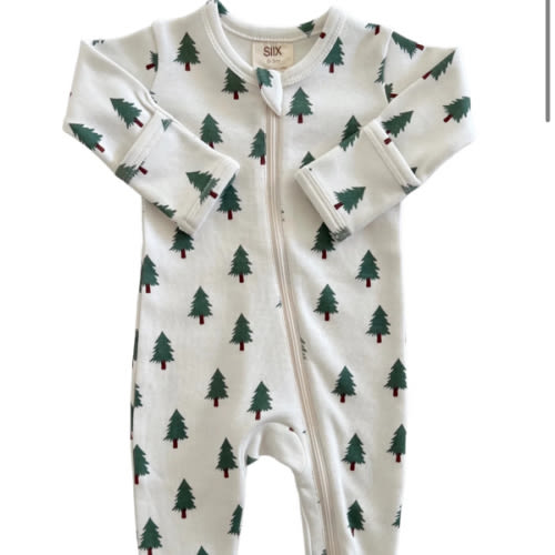 Trees / Organic Zip Footie