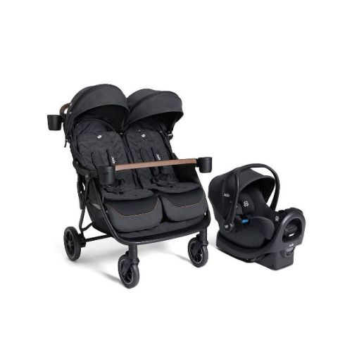 Joie Rosemary LX and Rue Travel System - Shale: Metal Frame, Product Height 40.8, Rear Wheel Diameter 8.5