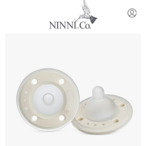 Ninni Pacifier Creme 2 Pack