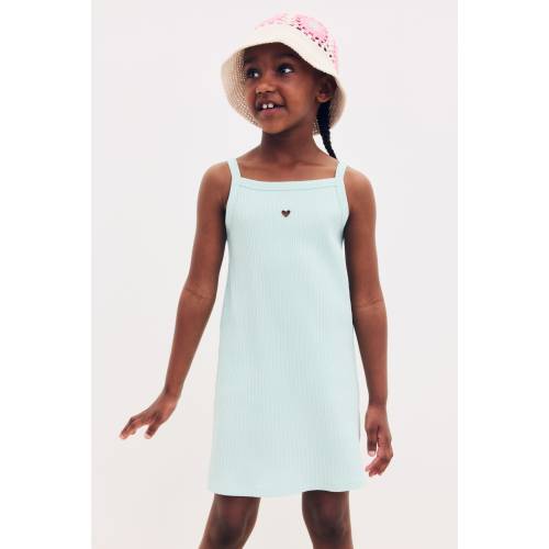 RIBBED SLEEVELESS DRESS