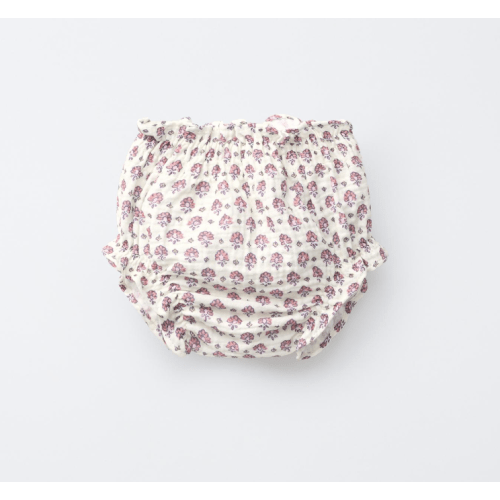 TEXTURED FLORAL BOTTOMS - Pink | ZARA United States