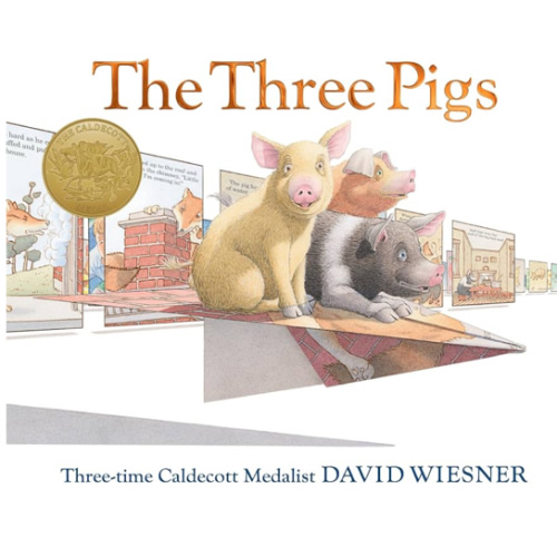 The Three Pigs: A Caldecott Award Winner – A Wildly Imaginative Metafiction Picture Book for Children (Ages 4-7)