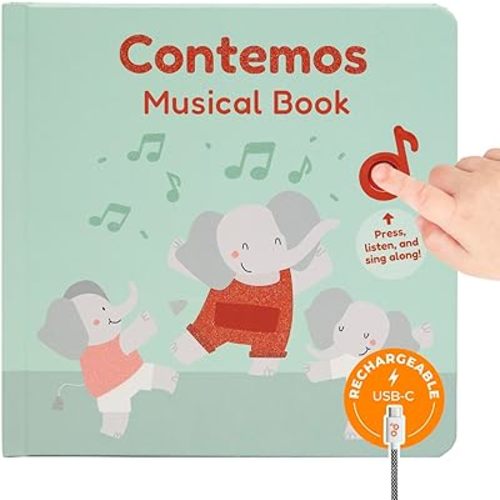 Cali's Books Spanish Count - Nursery Rhymes Sound Book for Babies and Toddlers 1-3, Baby Book with Songs for Kids, Educational Song Learning Toys, Libros en Espanol para ninos (Contemos)