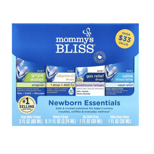 Mommy's Bliss, Newborn Essentials, 4 Piece Set