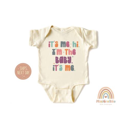 It's Me Hi I'm the Baby It's Me, Baby Bodysuit, Toddler Shirt, 2023 Concert Shirt, Kids Baby Shower Gift