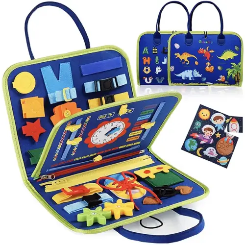 Montessori Busy Board Educational Toy - Kidzly