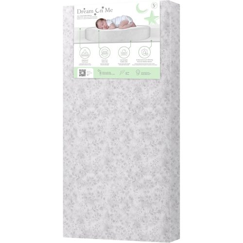 Dream On Me 2-in-1 Serene Snooze Baby Crib Mattress, GREENGUARD Gold