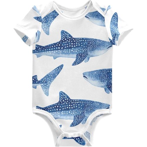 Baby Bodysuits Soft Cotton Short Sleeve Baby Clothes for Girls Boys