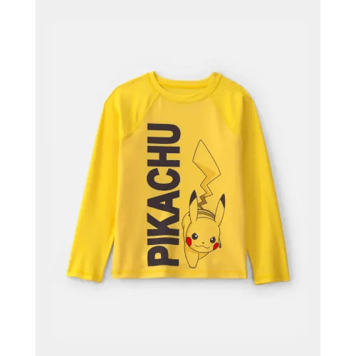 Boys Pokémon Long-Sleeve Rashguard - Yellow | Carter's