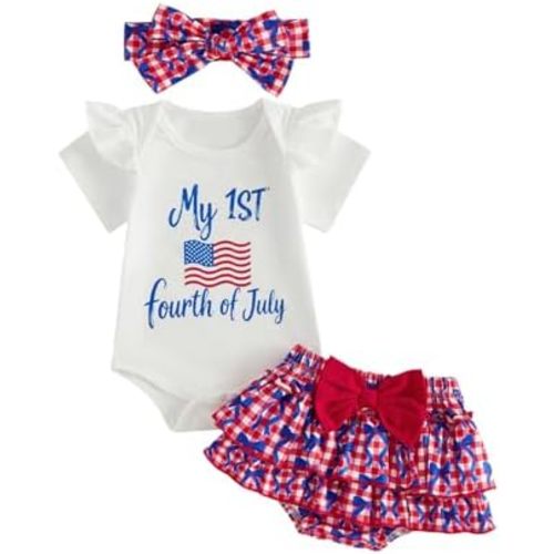 Kaipiclos Newborn Infant Girl Clothes Rib Knit Romper Daisy Print Shorts Headband Baby Summer Clothes 0 3 6 12 18 24 Months