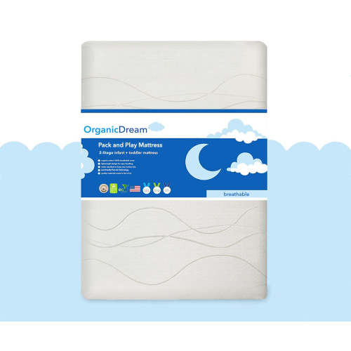 Organic Dream Pack and Play Mattress | Playard Mattress I Organic Dream®