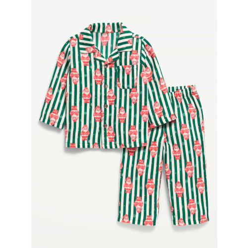 Unisex Flannel Pajama Set for Toddler