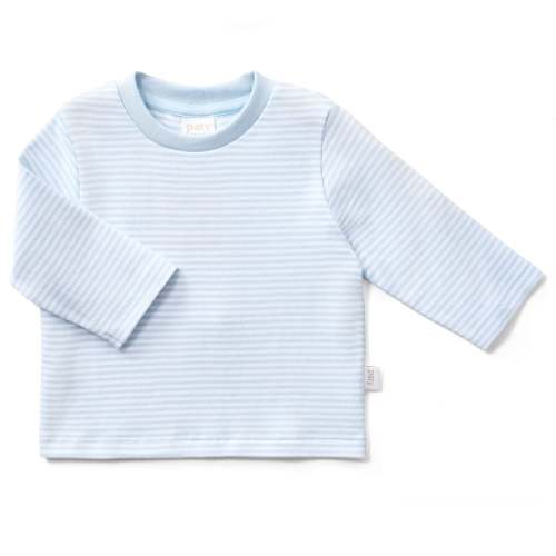 6-12M, PATY INC Organic Cotton Long Sleeve Striped T-Shirt