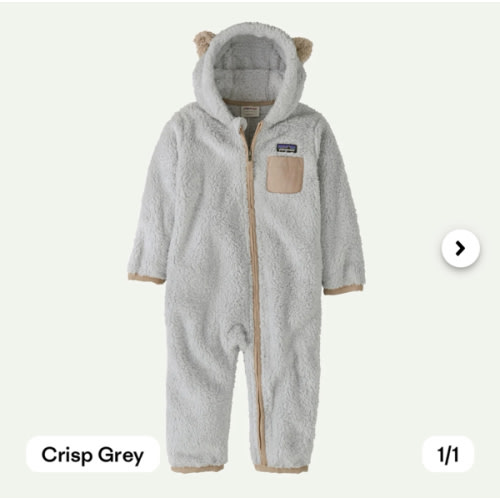 Patagonia Baby Furry Friends Fleece Bunting