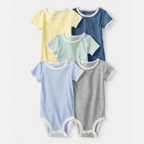 Baby Carter's 5-Pack Short Sleeve Bodysuits