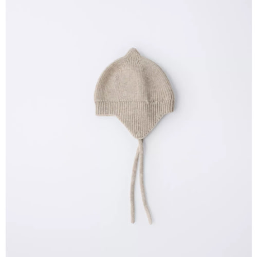3-6mo KNIT BONNET WITH WOOL - Pink marl | ZARA United States