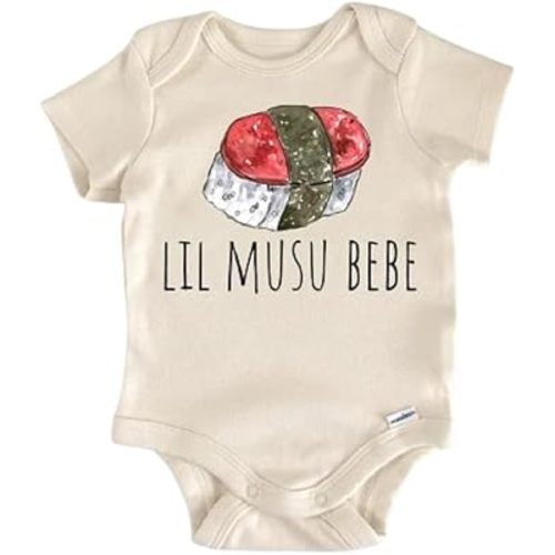 Hawaiian Hawaii Spam Musubi - Baby Boy Girl Clothes Infant Bodysuit Funny Cute Newborn