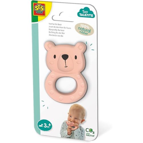 SES Creative - Bo Bear Teether - 100% Natural Rubber (13162)