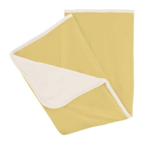 Stroller Blanket in Flax with Natural