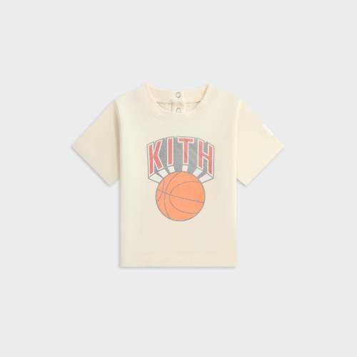 Kith Baby for the New York Knicks Tee - Sandrift