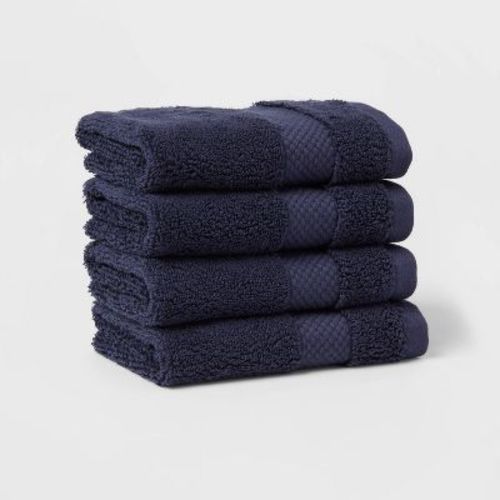 Performance Plus Hand Towel Dark Gray - Threshold™: Cotton Terry, Fade-resistant, Machine Washable