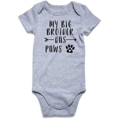 RAISEVERN Baby Boys Girls Clothes Newborn Bodysuit Funny Outfit 0-12 Months